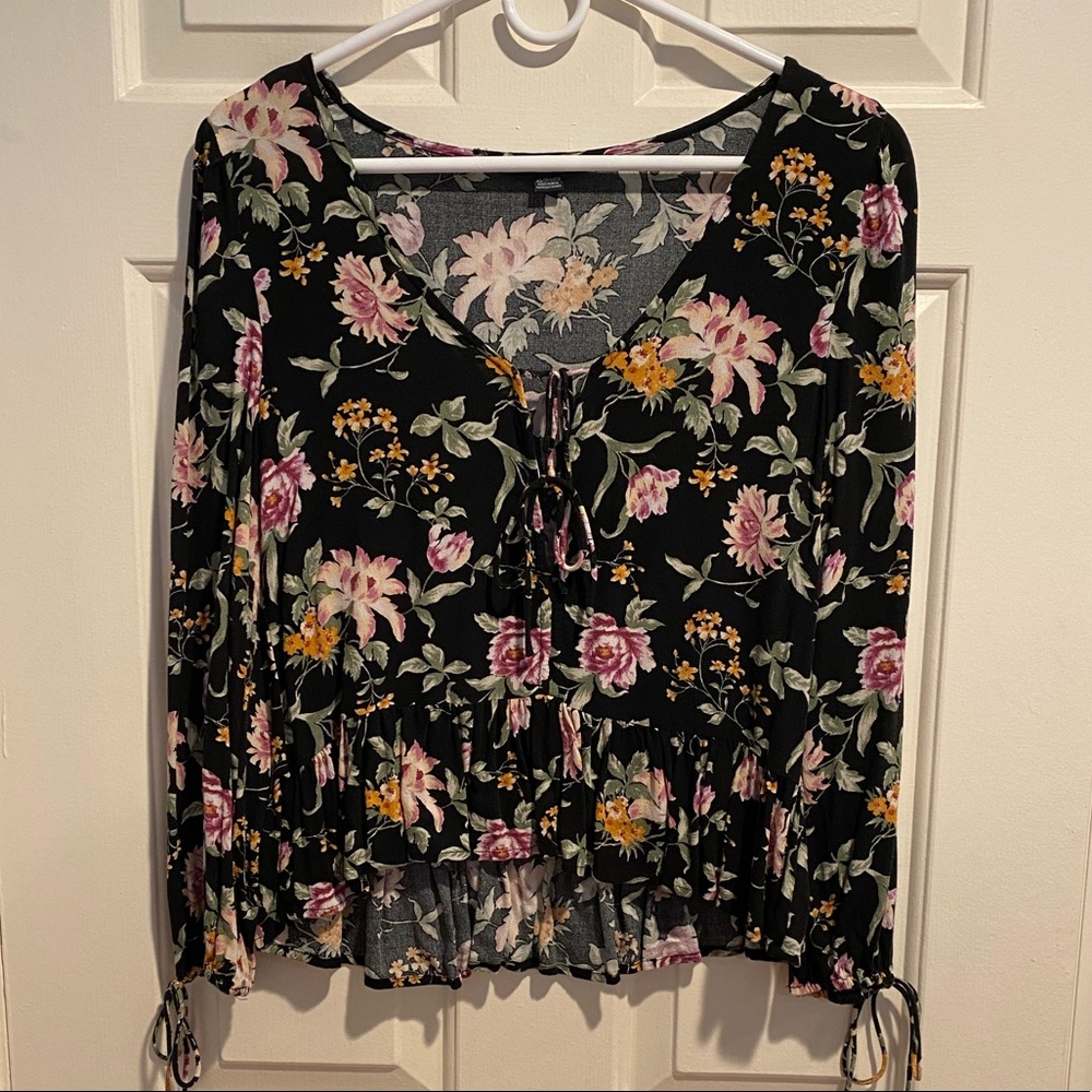 Floral Long Sleeve Top